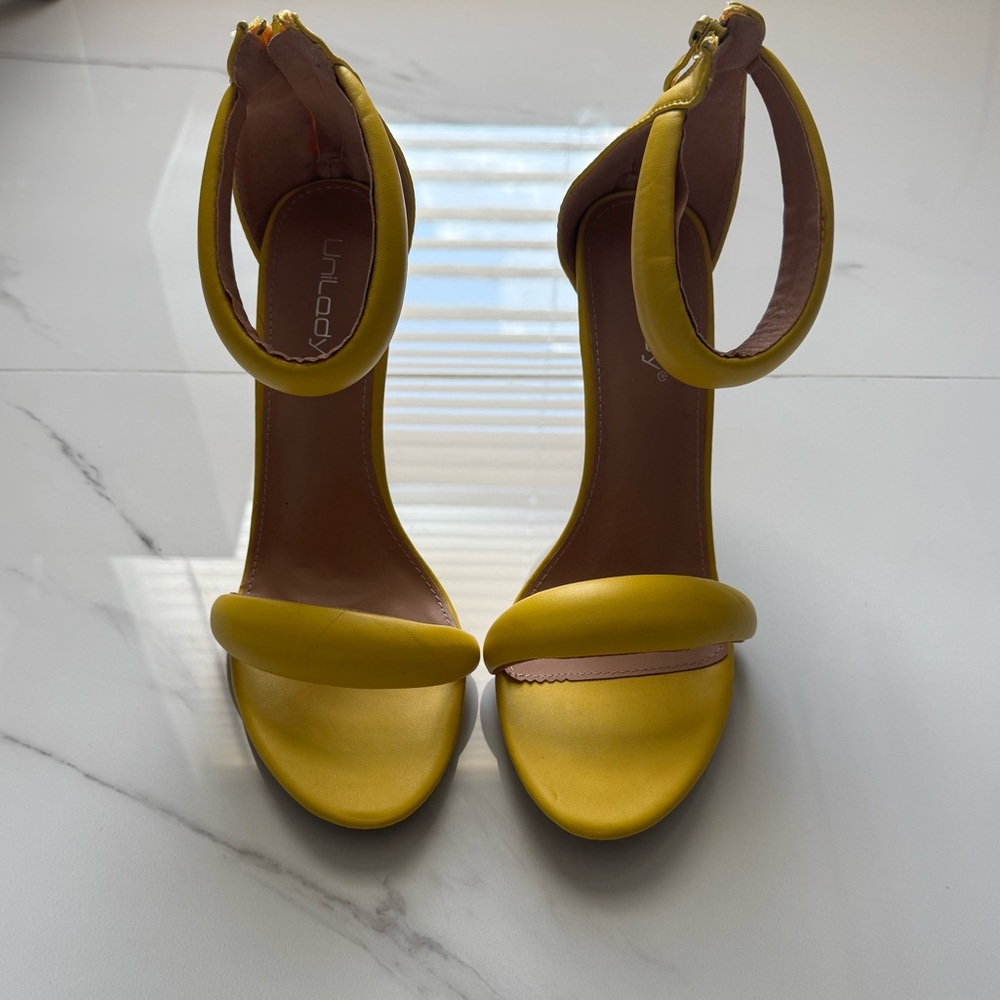 Yellow Open-Toe Sandals